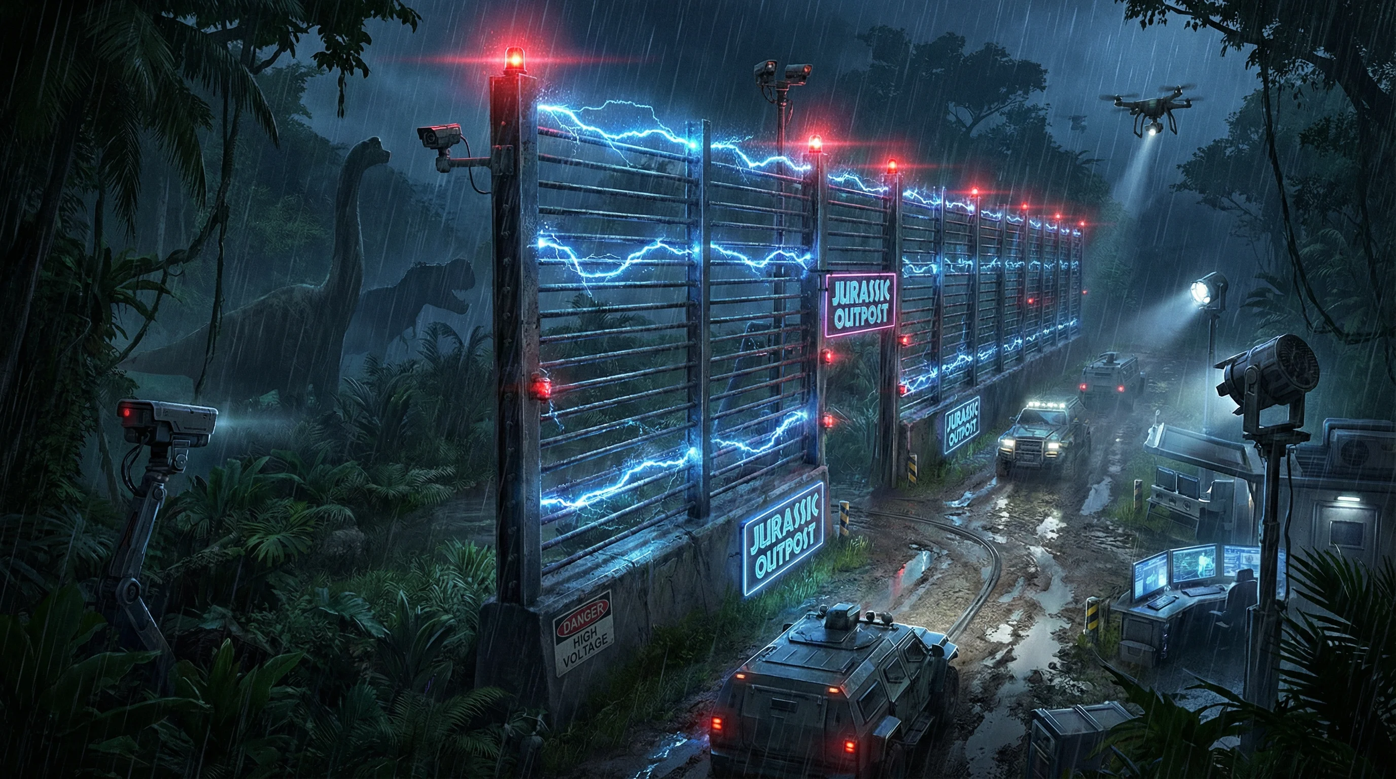 高压电围栏安全系统 - 开云体育围栏监控技术